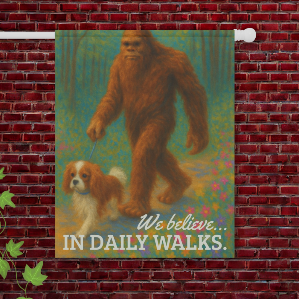 Blenheim Cavalier Bigfoot Garden Flag