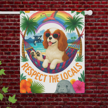 Blenheim Cavalier Respect Garden Flag