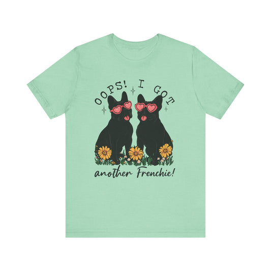 Black French Bulldog Oops TShirt