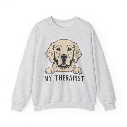 Therapist Golden Retriever Sweatshirt