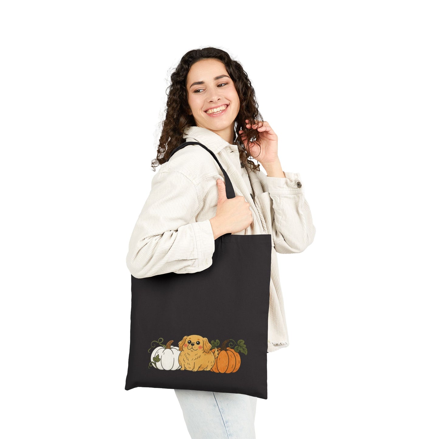 Golden Retriever Pupkin Tote Bag