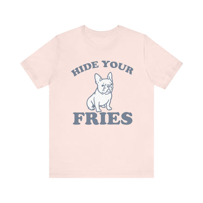 French Bulldog Fries TShirt