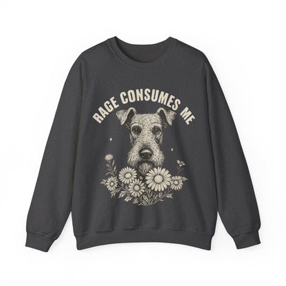 Airedale Terrier Rage Sweatshirt