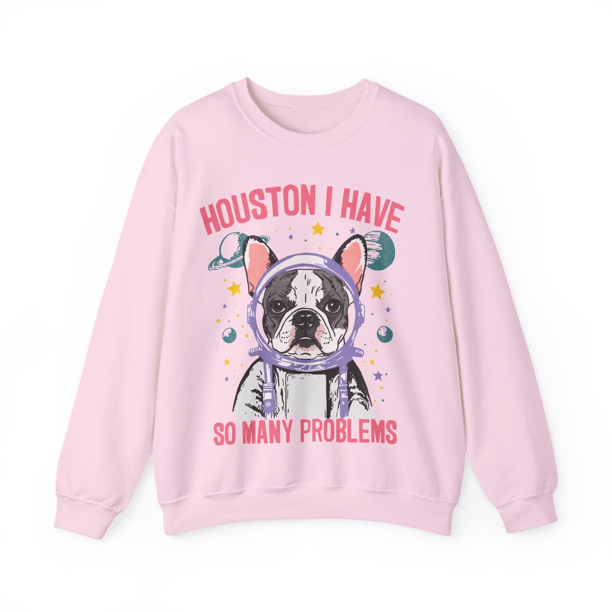Piebald Frenchie Houston Space Sweatshirt