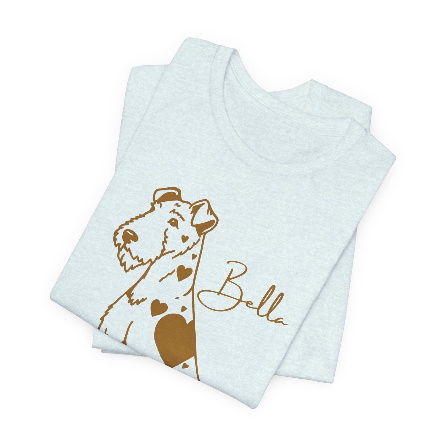 Airedale Terrier Heart Dog TShirt