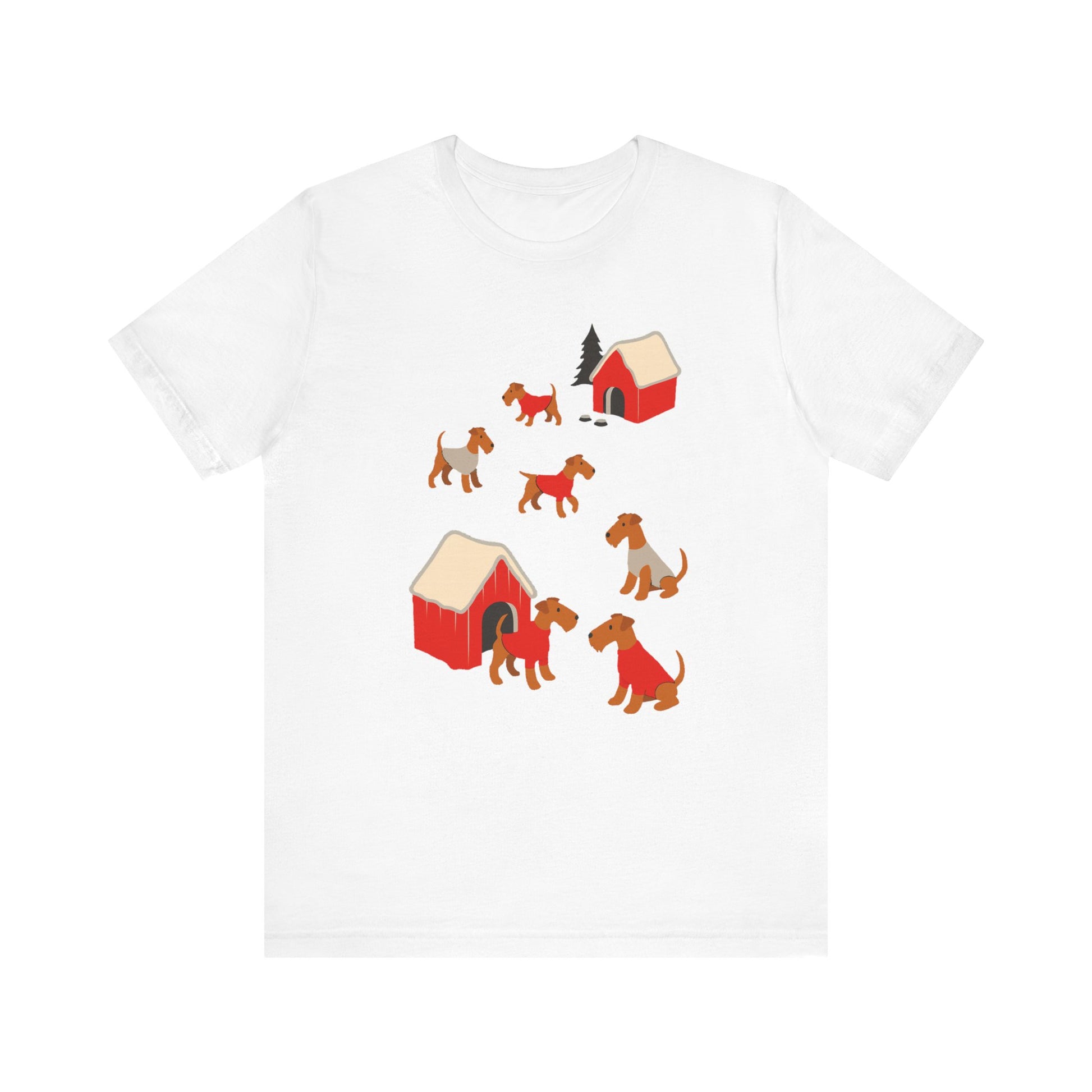 Airedale Terrier Snow Play TShirt
