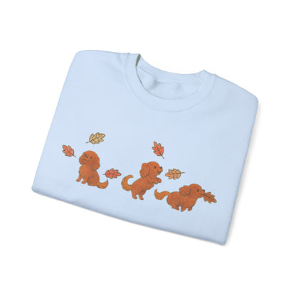 Ruby Cavalier Chasing Leaves Sweatshirt