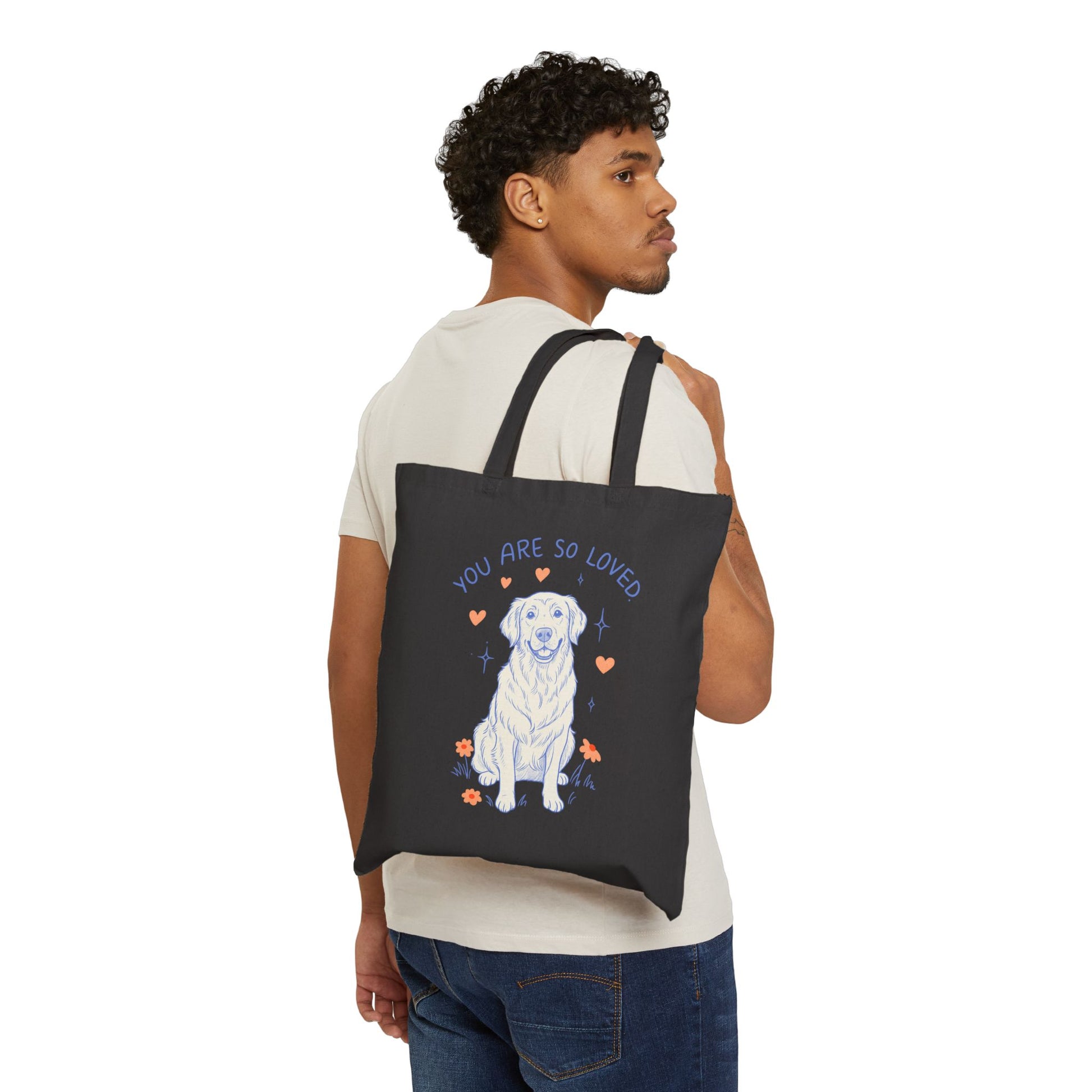 Golden Retriever Always Loved Tote Bag