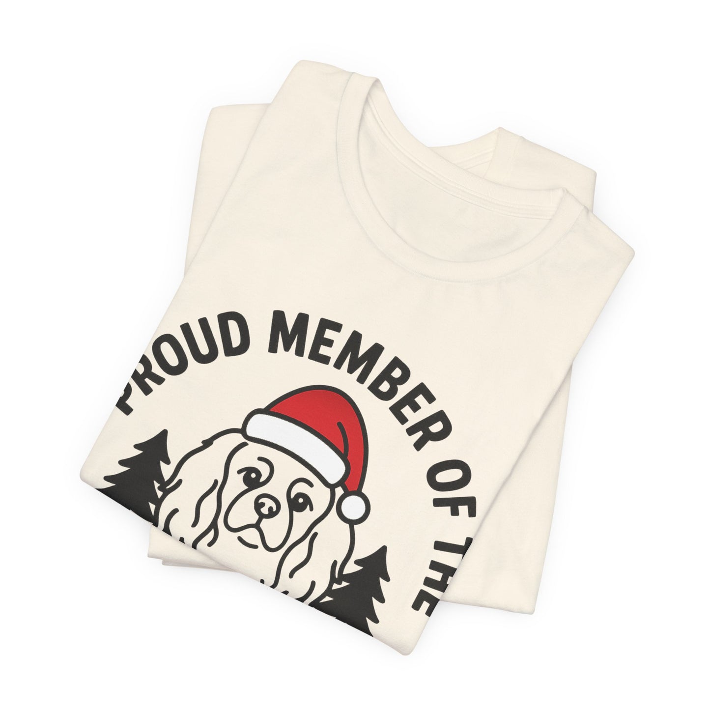 Cavalier King Charles Naughty List TShirt