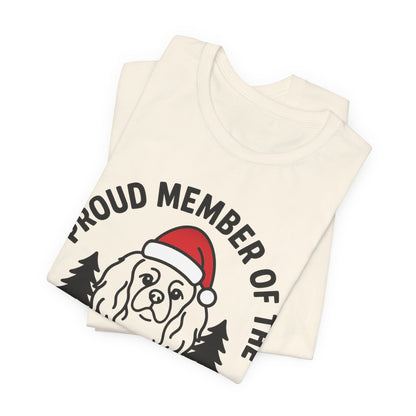 Cavalier King Charles Naughty List TShirt