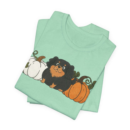 Black Tan Cavalier Pupkin Unisex Tshirt