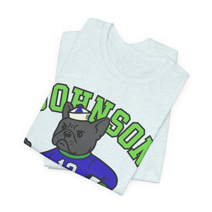 Black Frenchie College Mascot TShirt