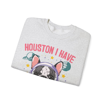 Piebald Frenchie Houston Space Sweatshirt