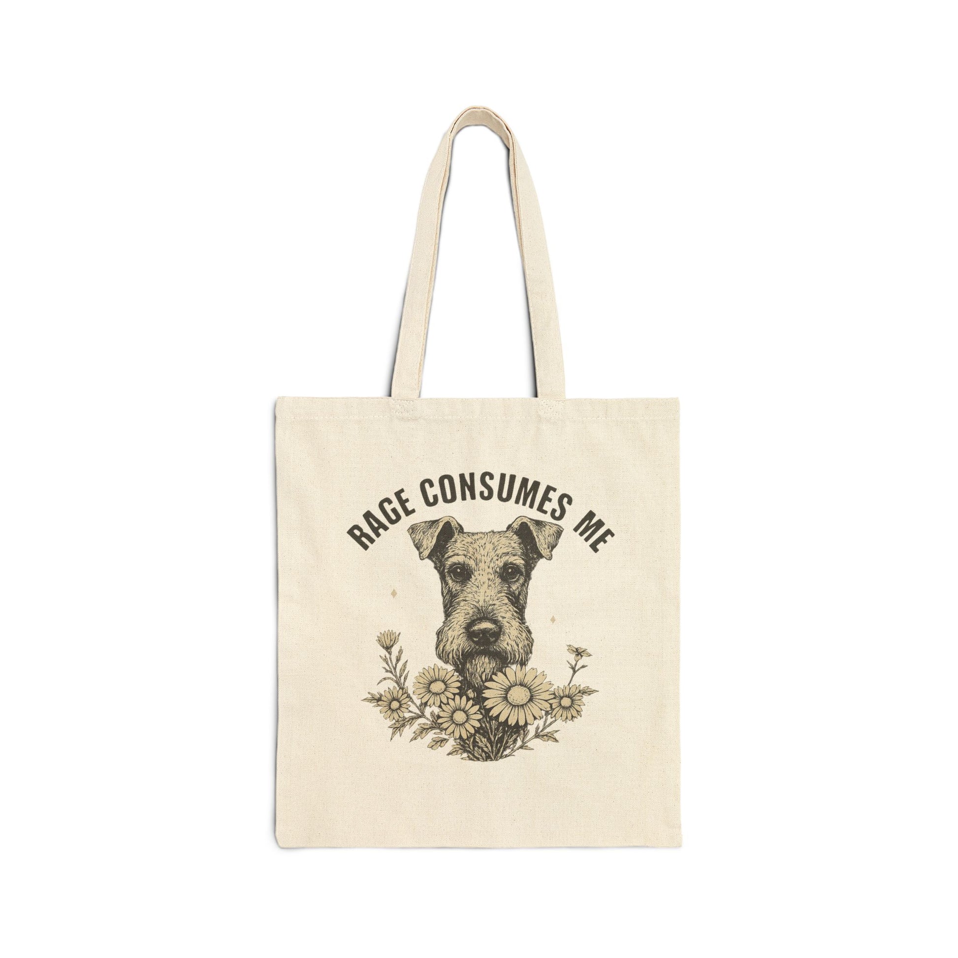 Airedale Terrier Rage Tote Bag