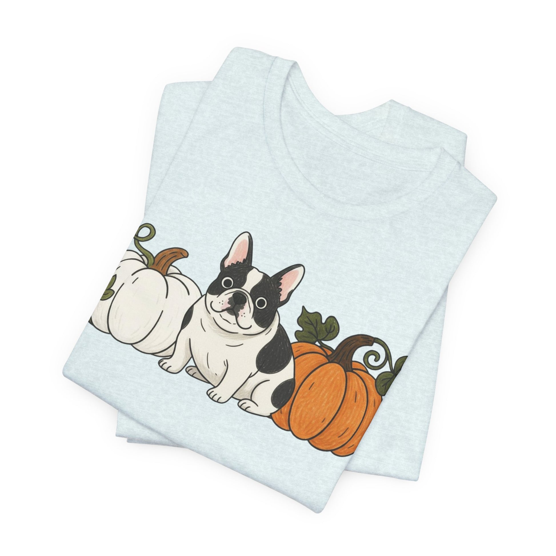 Piebald Frenchie Pupkin Unisex Tshirt