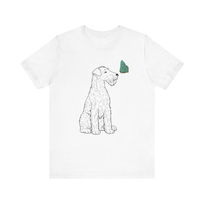 Airedale Terrier Butterfly TShirt