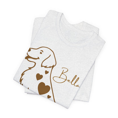 Golden Retriever Heart Dog TShirt