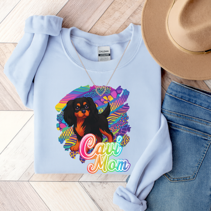 Black & Tan Cavalier Neon Sweatshirt