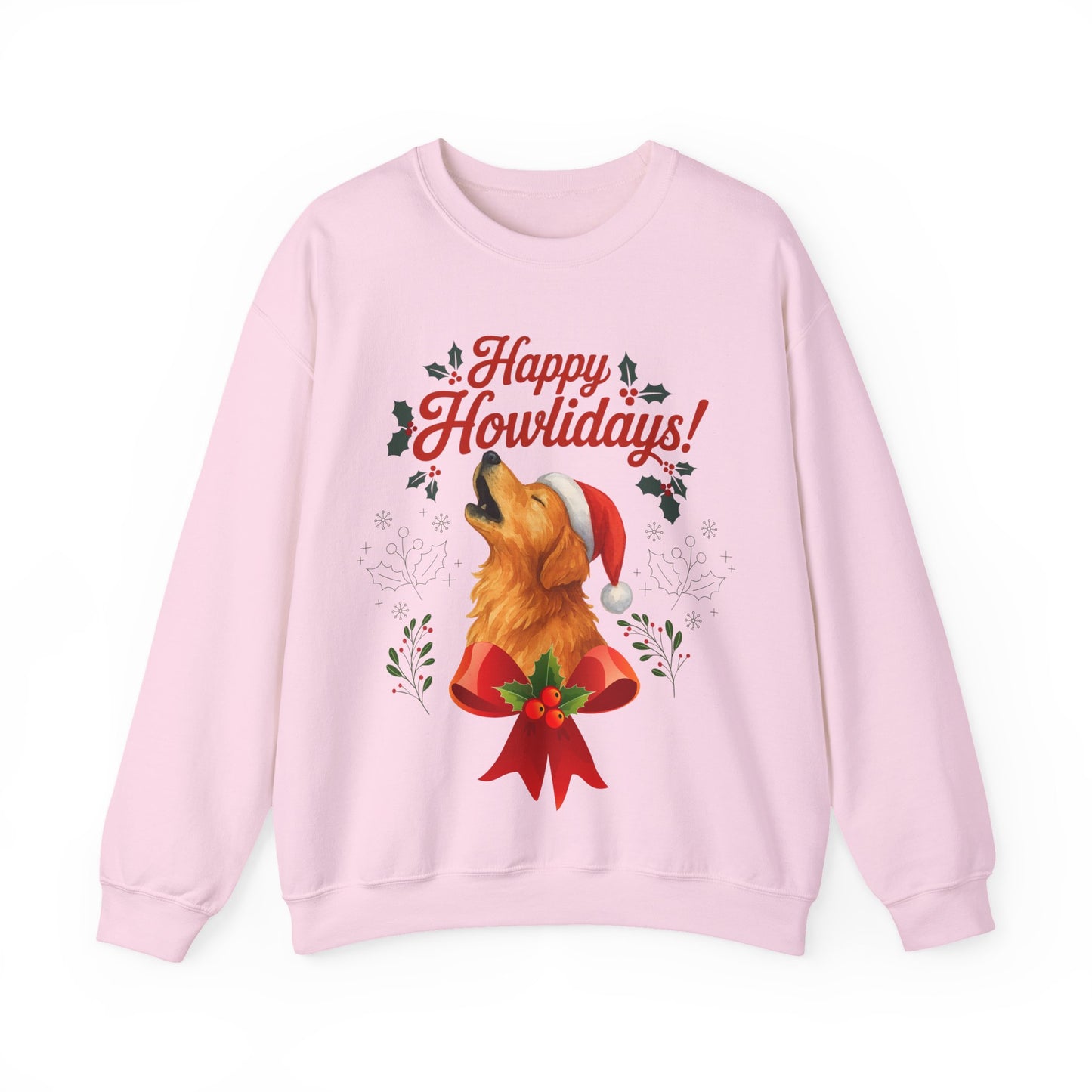 Golden Retriever Happy Howlidays Sweatshirt