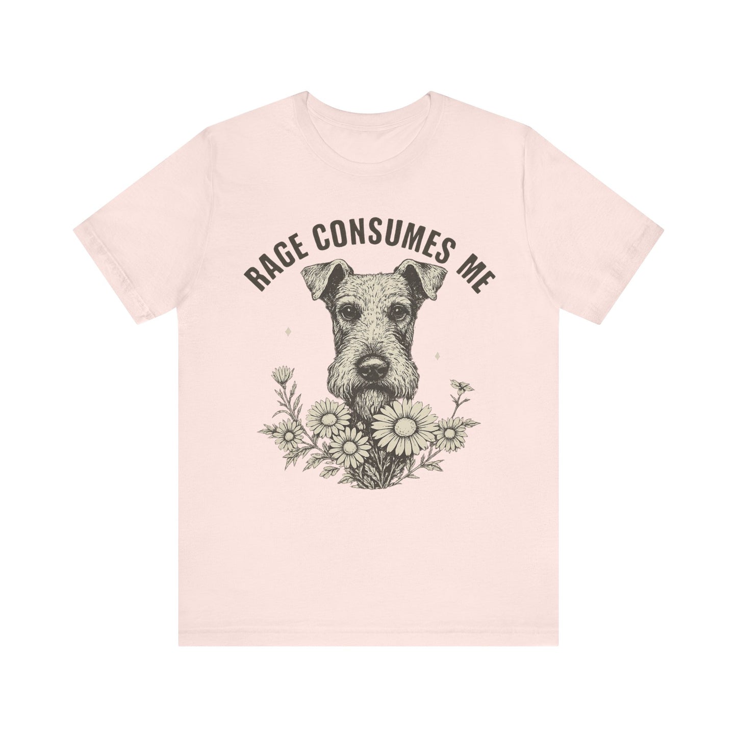 Airedale Terrier Rage Unisex Tshirt
