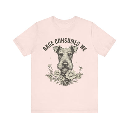 Airedale Terrier Rage Unisex Tshirt