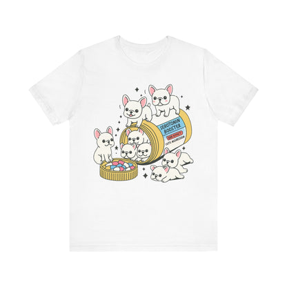 Serotonin Tee White French Bulldog