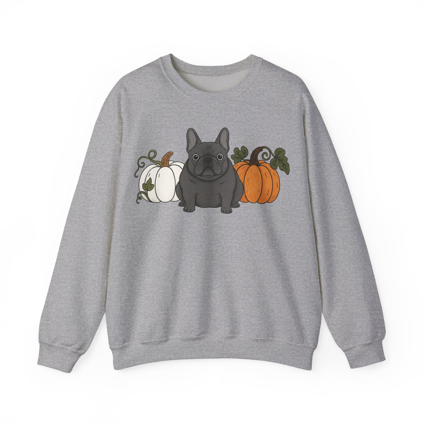 Black Frenchie Pupkin Unisex Sweatshirt