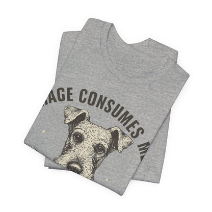 Airedale Terrier Rage Unisex Tshirt