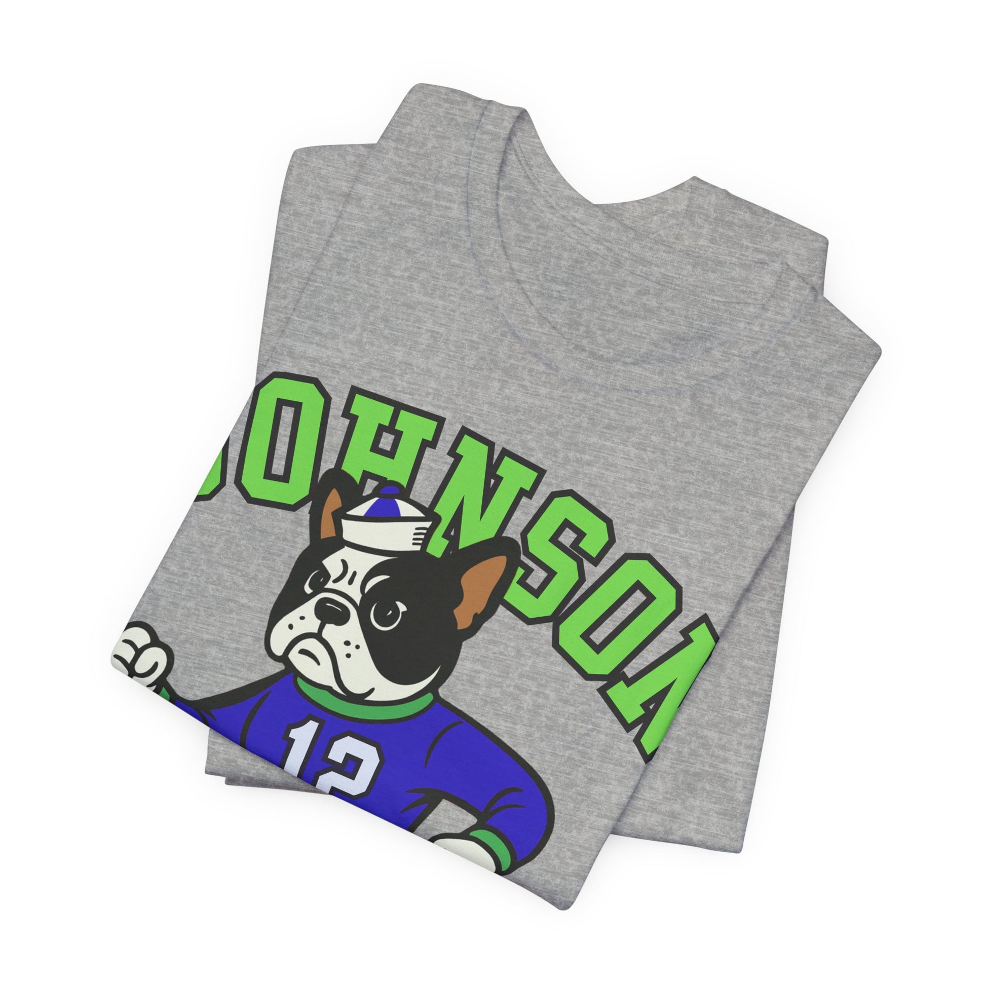 Piebald Frenchie College Mascot TShirt