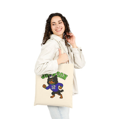 Black Tan Cavalier College Mascot Tote Bag