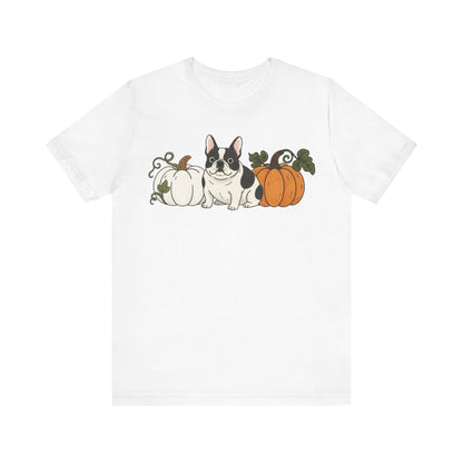 Piebald Frenchie Pupkin Unisex Tshirt