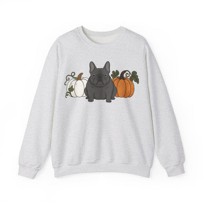 Black Frenchie Pupkin Unisex Sweatshirt