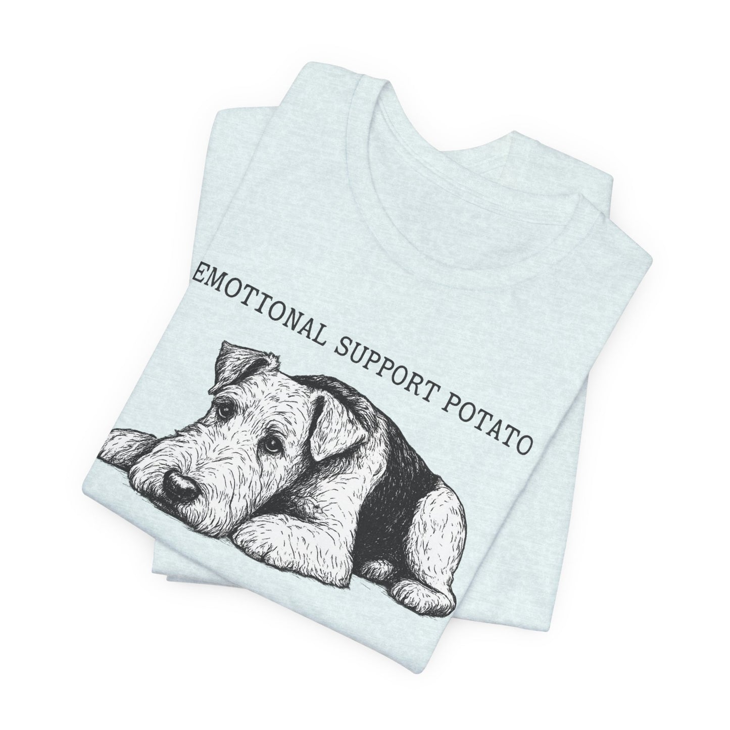 Airedale Terrier Potato Unisex Tshirt