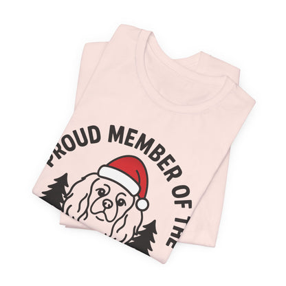 Cavalier King Charles Naughty List TShirt