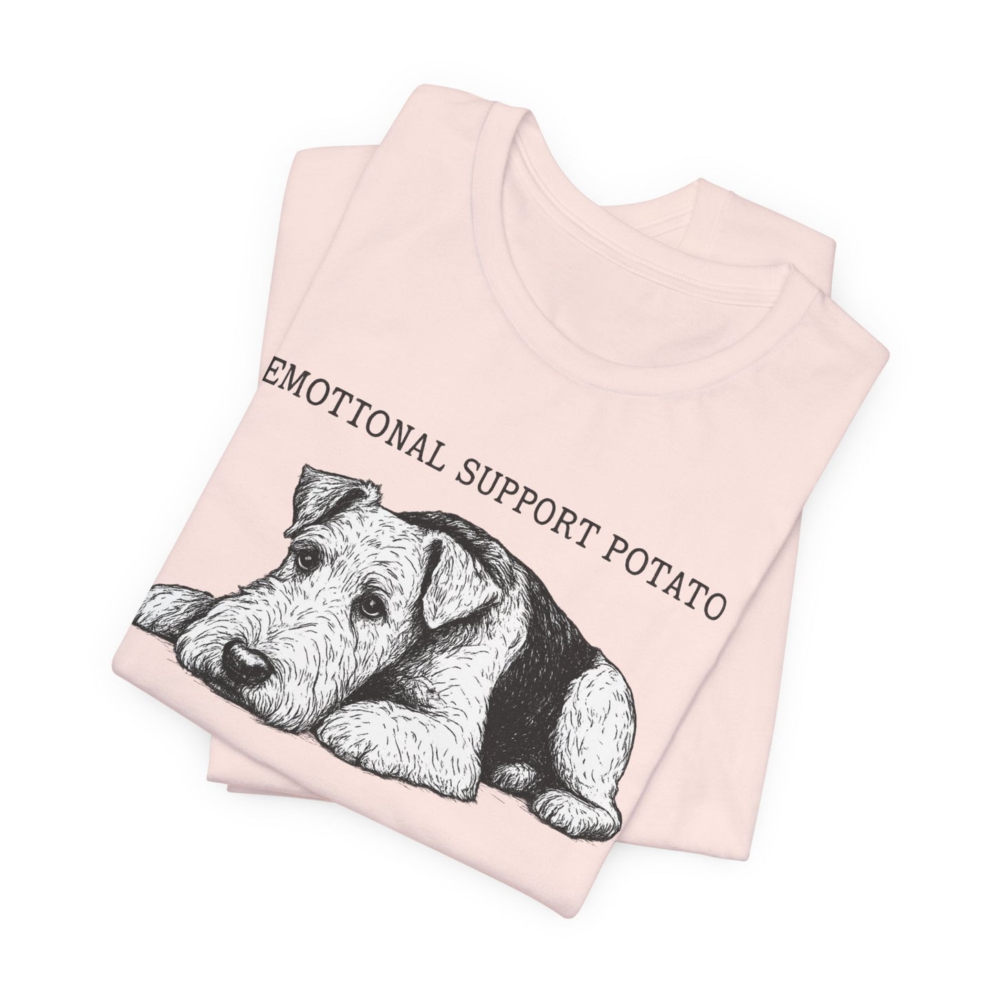 Airedale Terrier Potato Unisex Tshirt