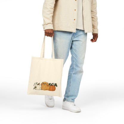 Golden Retriever Pupkin Tote Bag