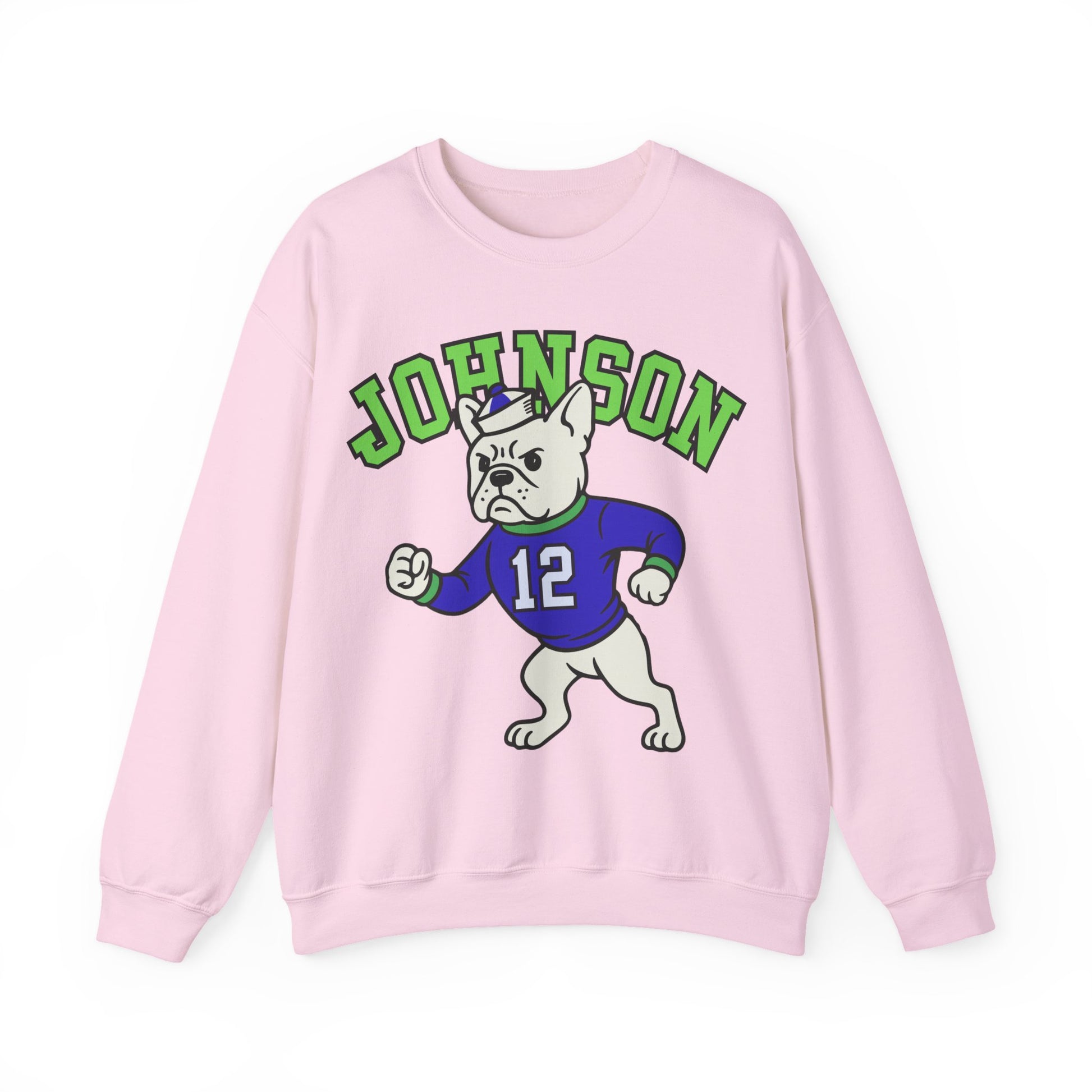 White Frenchie College Mascot Sweatshirt