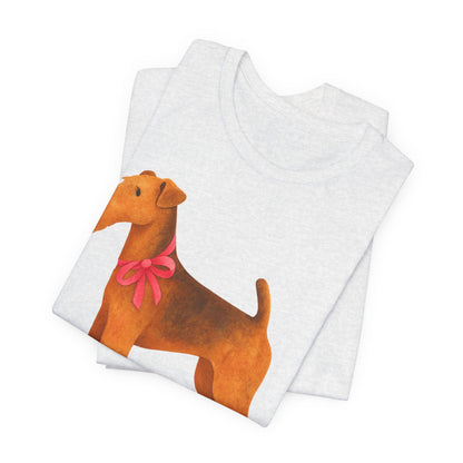 Airedale Terrier Ribbon Tshirt