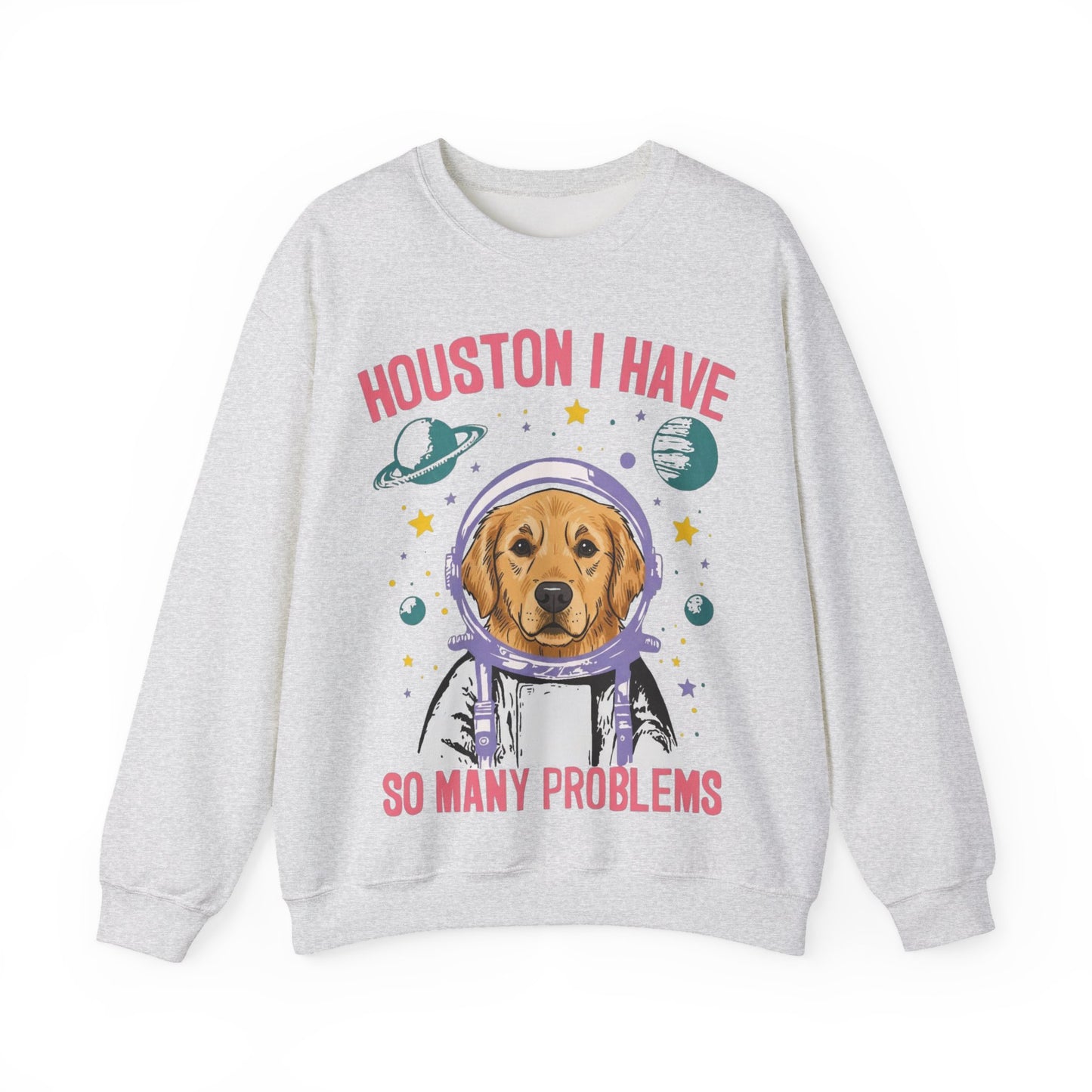 Golden Retriever Houston Space Sweatshirt