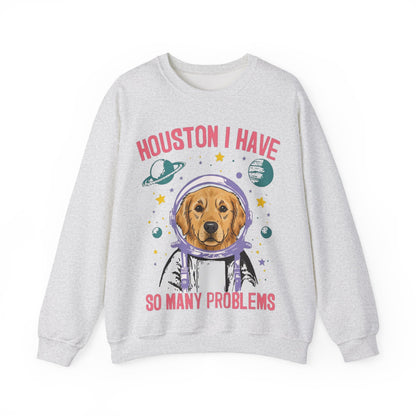 Golden Retriever Houston Space Sweatshirt