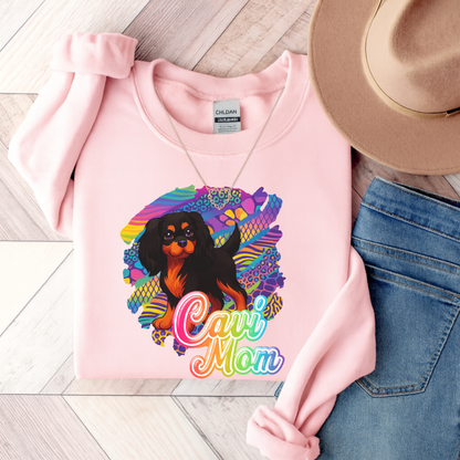 Black & Tan Cavalier Neon Sweatshirt