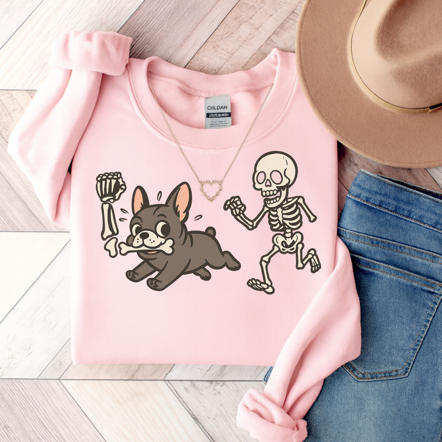 Black Frenchie Robber Sweatshirt
