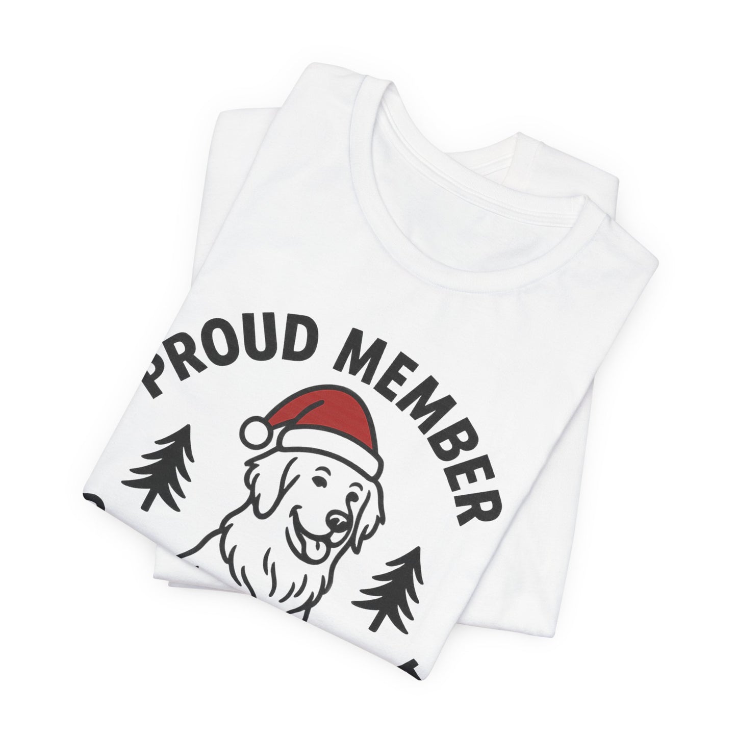 Golden Retriever Naughty List TShirt