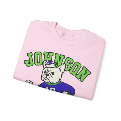 White Frenchie College Mascot Sweatshirt