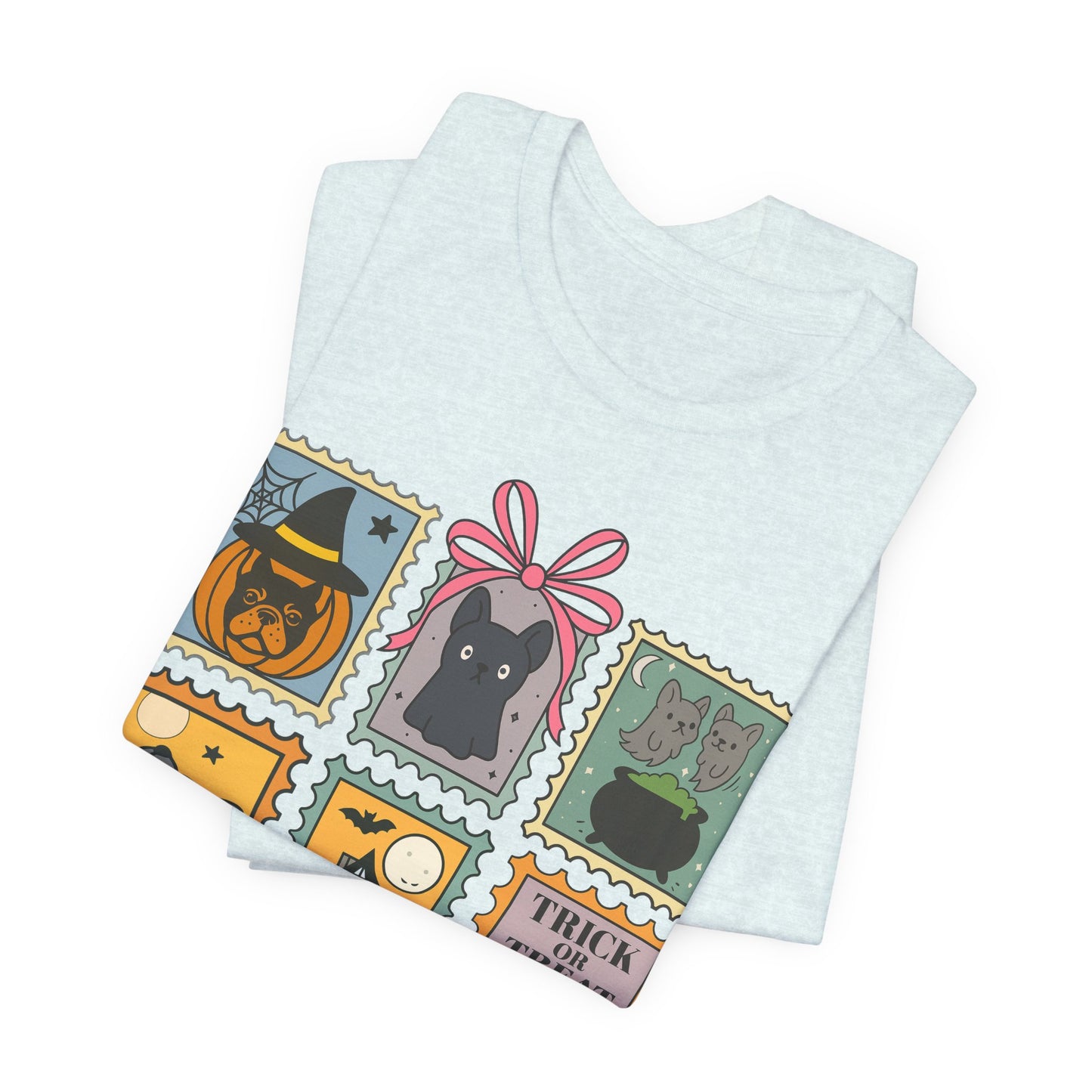 Black Frenchie Spooky Stamps TShirt