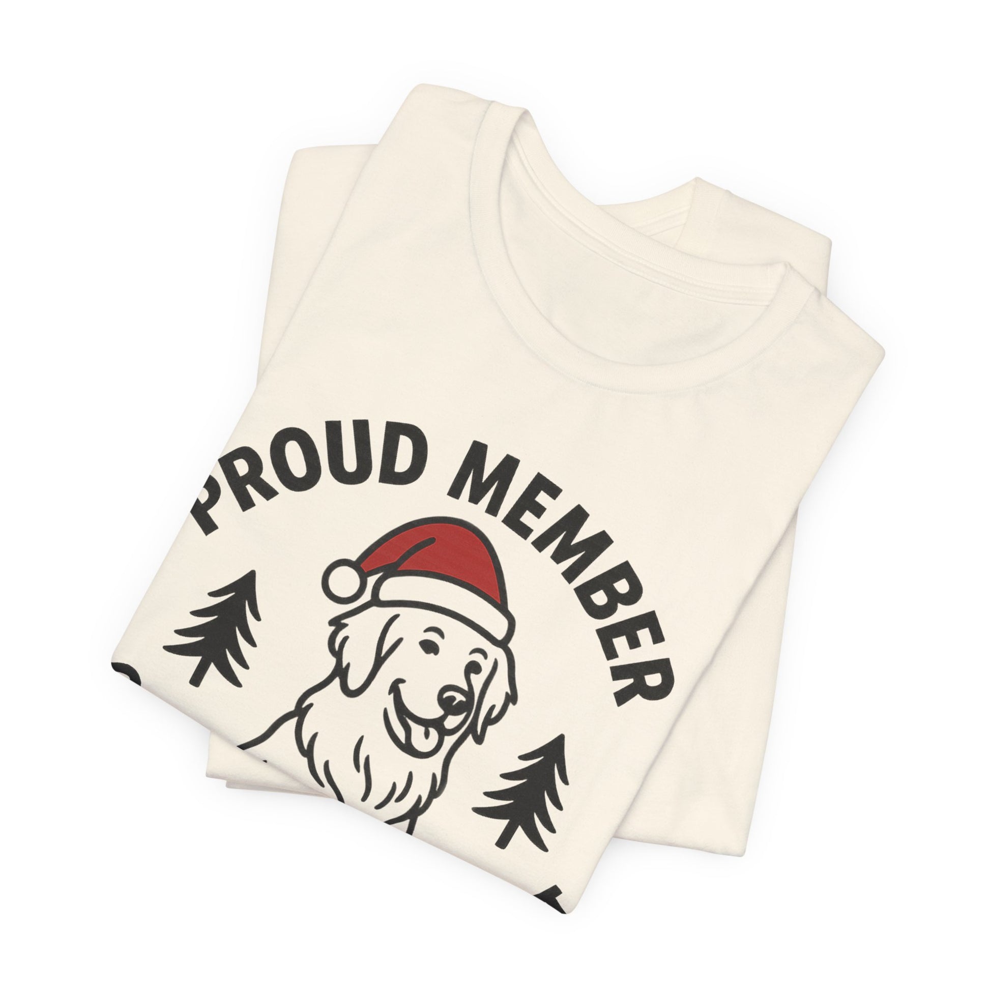 Golden Retriever Naughty List TShirt