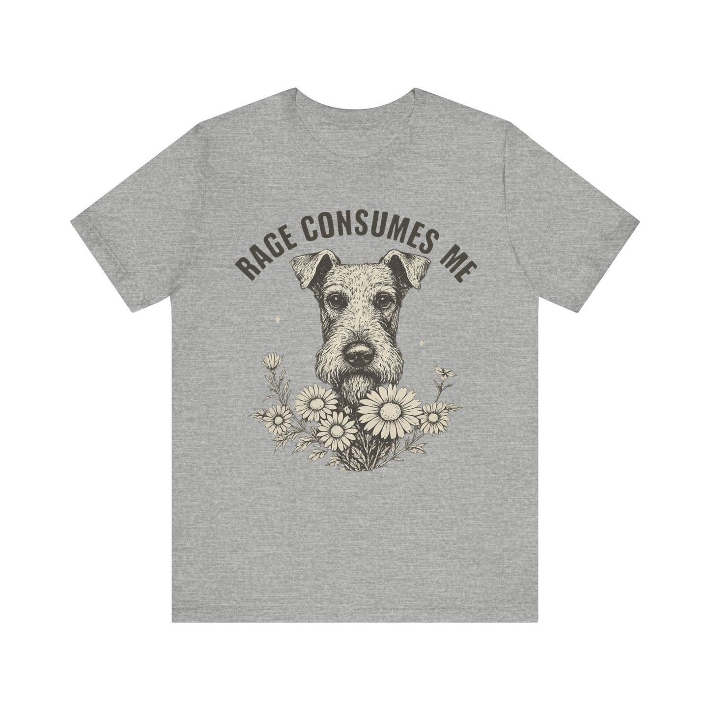 Airedale Terrier Rage Unisex Tshirt