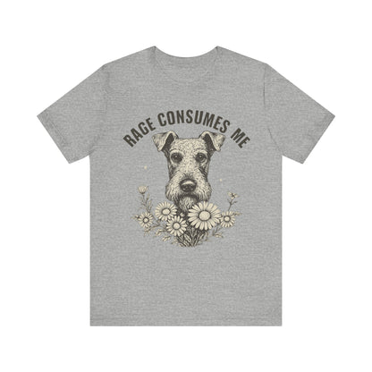 Airedale Terrier Rage Unisex Tshirt