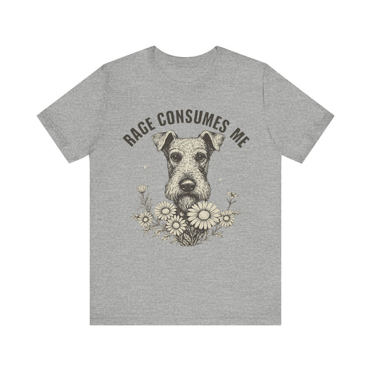 Airedale Terrier Rage Unisex Tshirt
