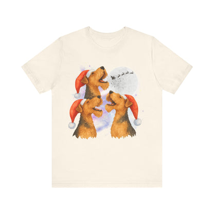 Airedale Terrier Christmas Howliday TShirt